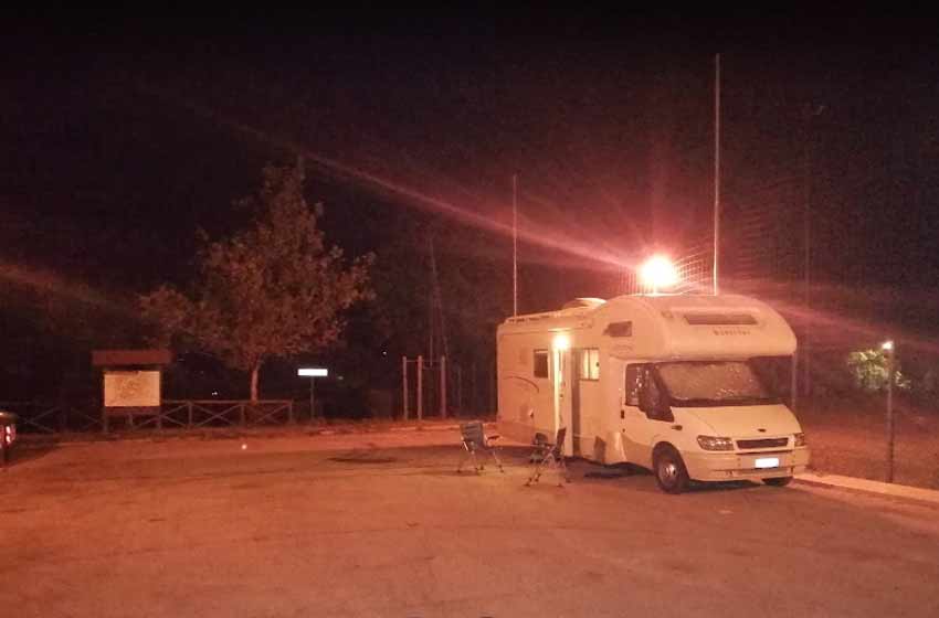Area sosta camper cossignano