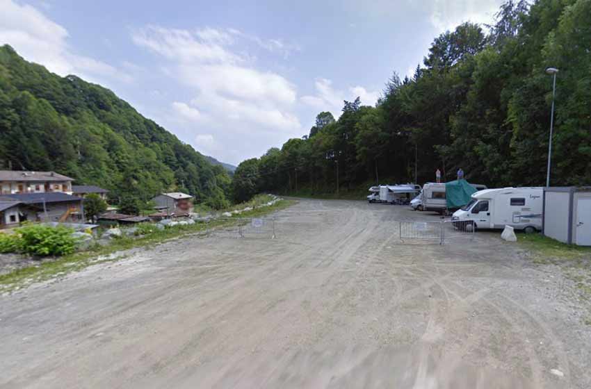 Area sosta camper villa