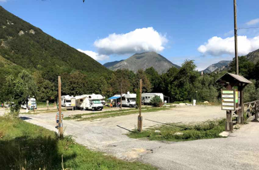 Area sosta camper entraque