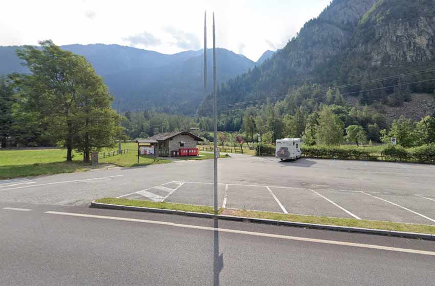 Area sosta camper gaby