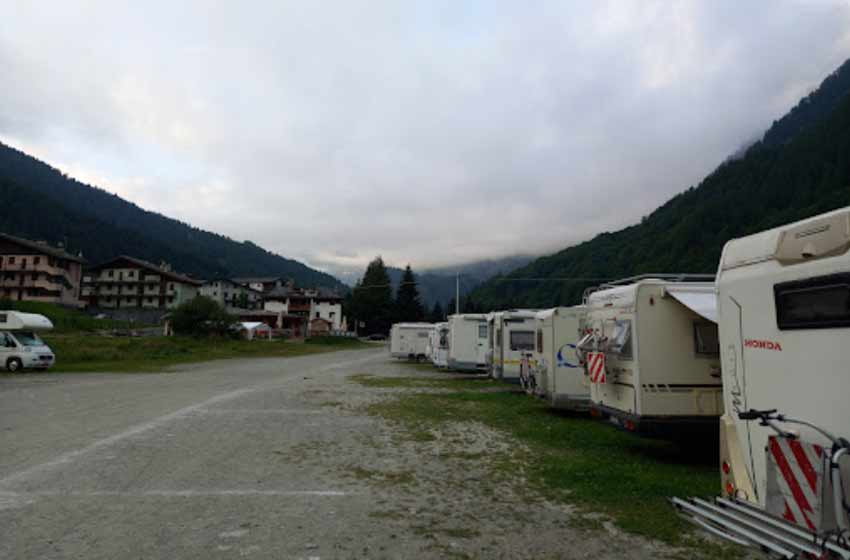 Area sosta camper - prali