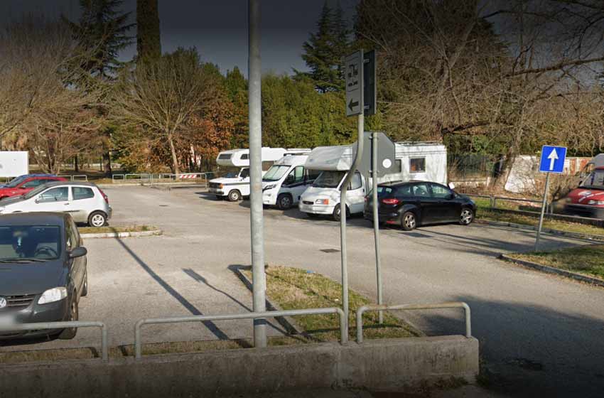Punto sosta camper gradisca d'isonzo