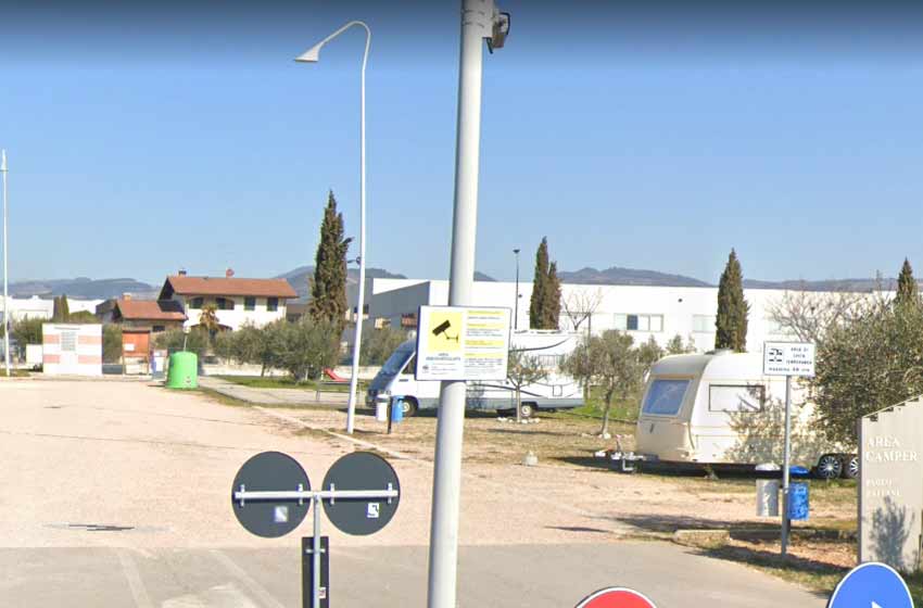 Sosta camper paolo zaffani
