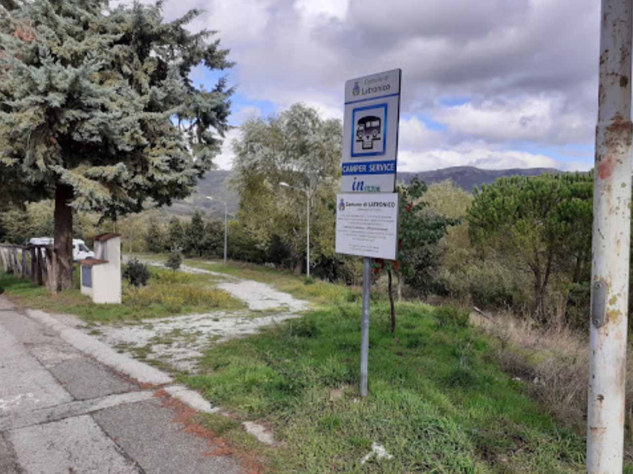 Area sosta camper latronico