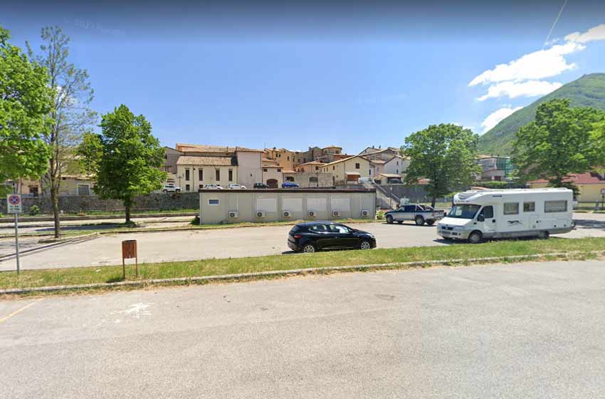 Area sosta camper leonessa