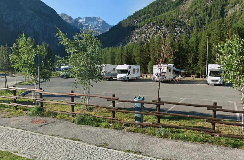 Area sosta cogne lillaz