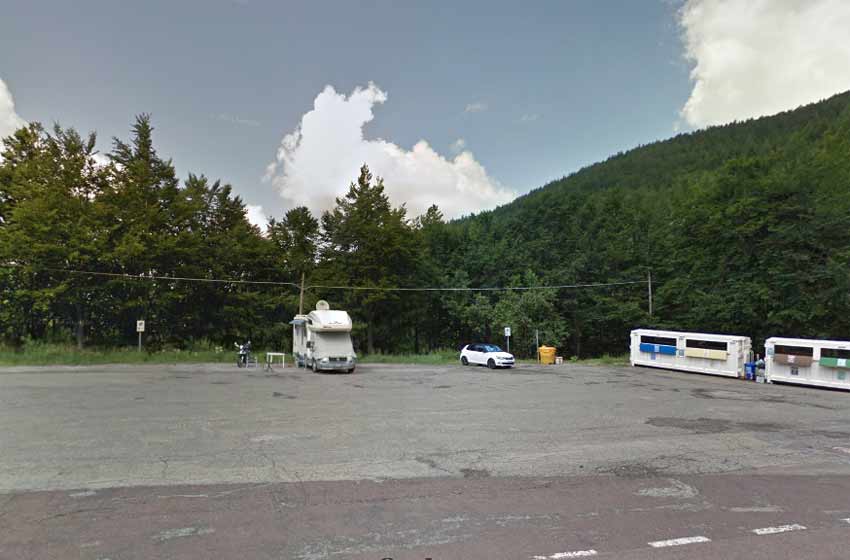 P1 del cavone + area sosta camper