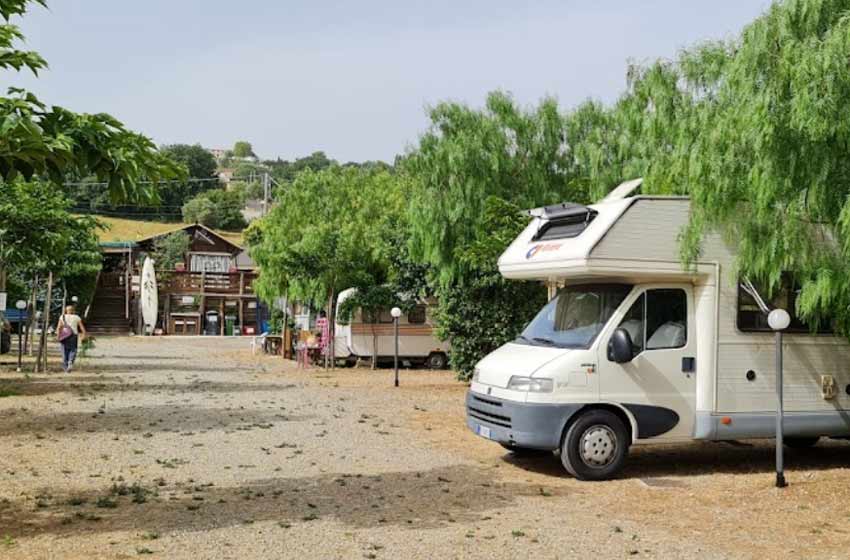Sosta camper la volpe di agropoli