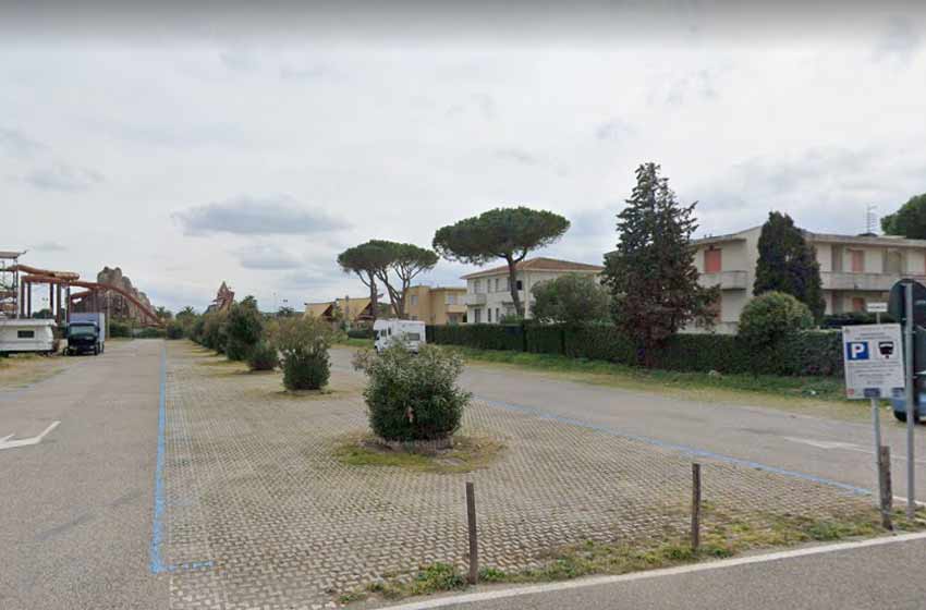 Area sosta camper acquapark