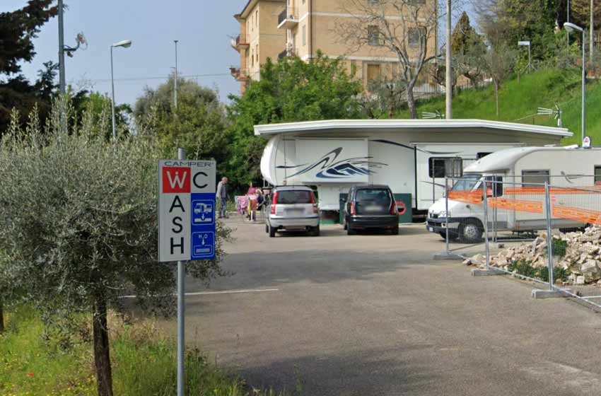 Parcheggio camper mogliano