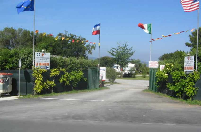 Area sosta camper - "le miniere" - porto ercole