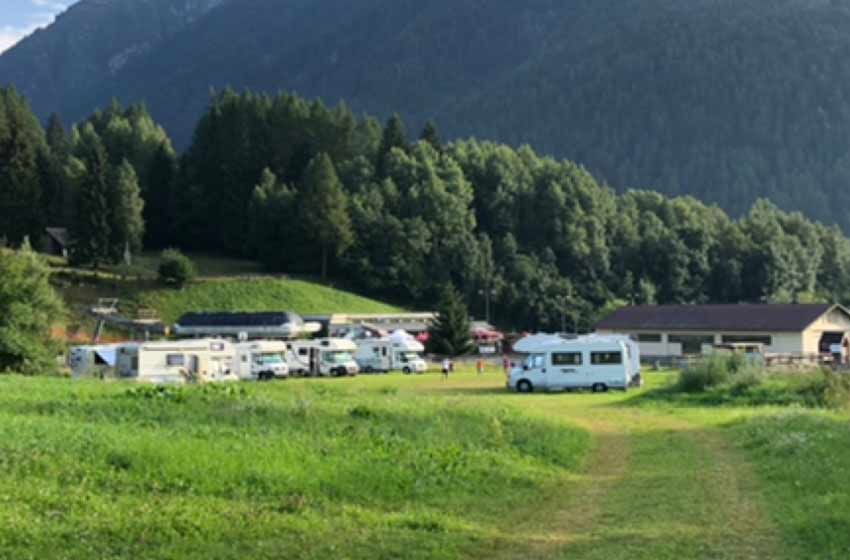 Area di sosta parco degli orsi