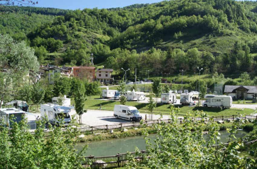 Sosta camper i funtanil - roaschia