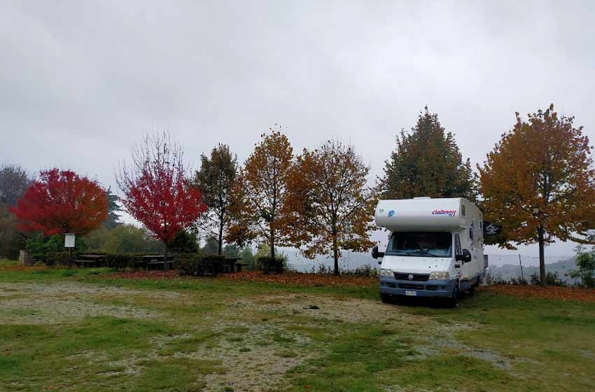 Area sosta camper roccaverano