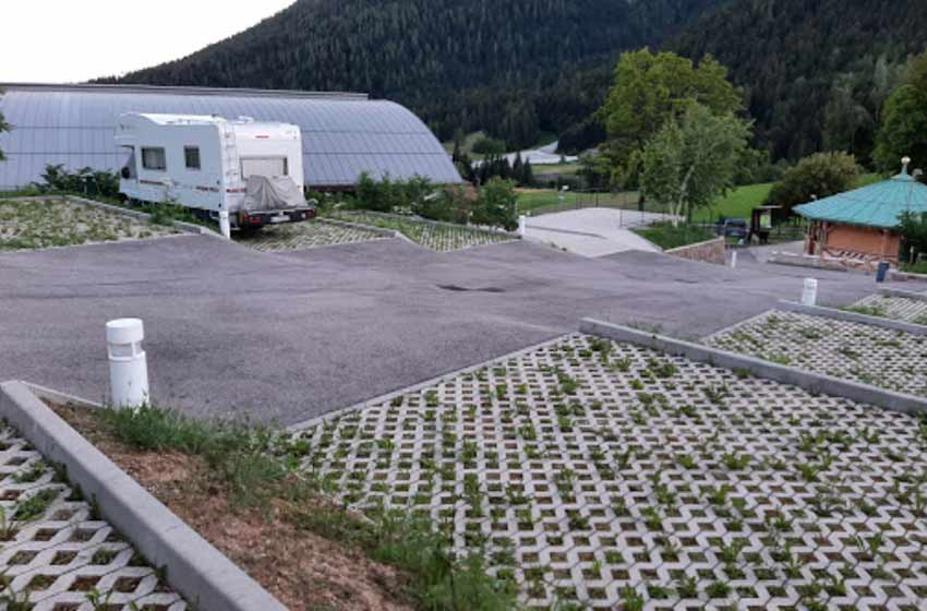 Area camper rumo