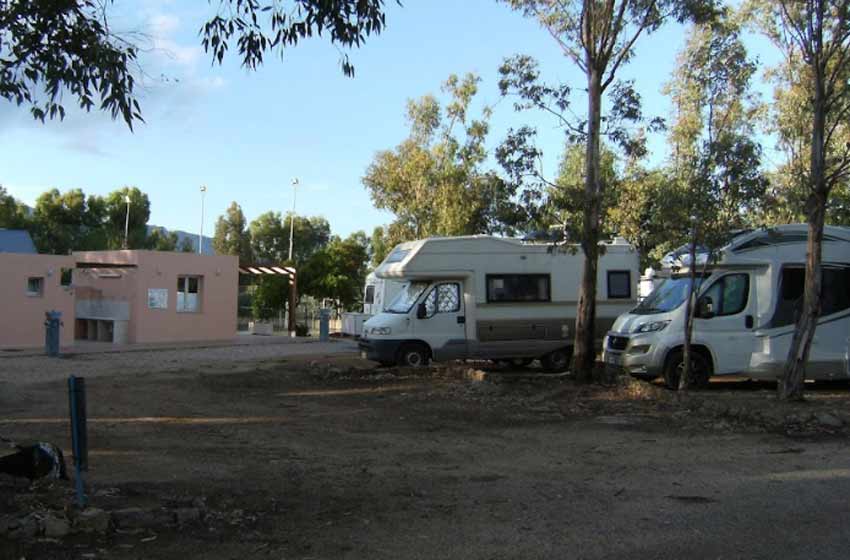 Area attrezzata camper cala cavallo