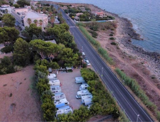 SOSTA CAMPER BAIA D’ARGENTO