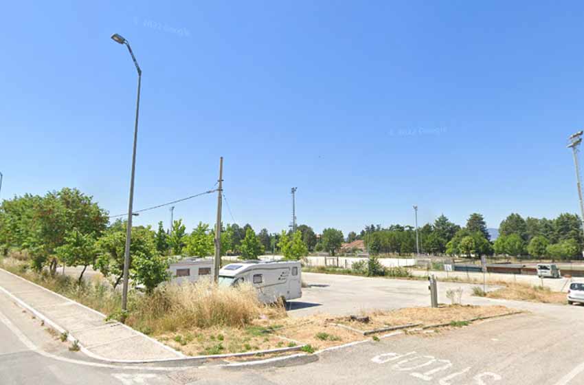 Area sosta camper spello