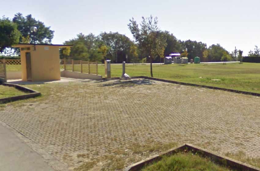 Area sosta camper parco salmagina