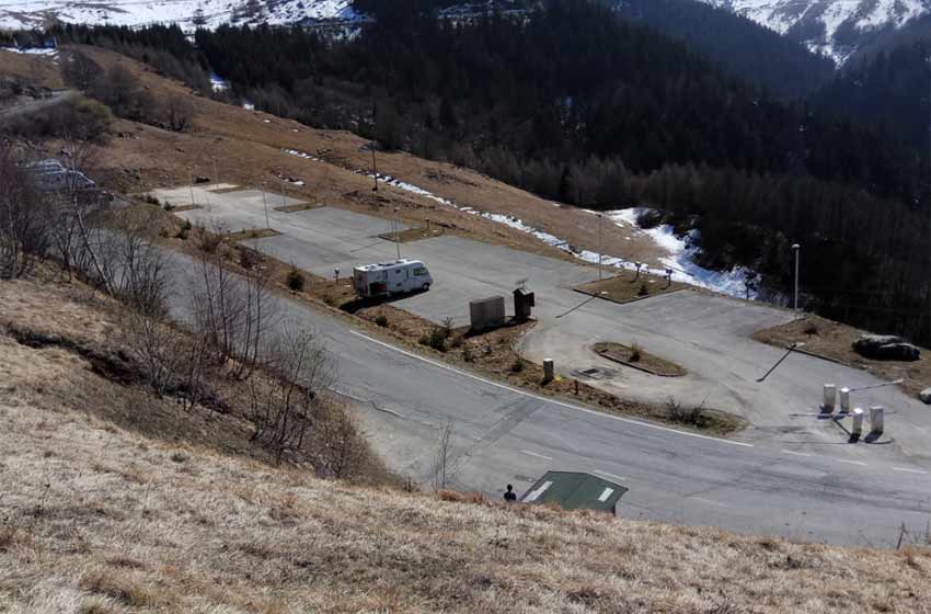 Area sosta camper - stalle lunghe