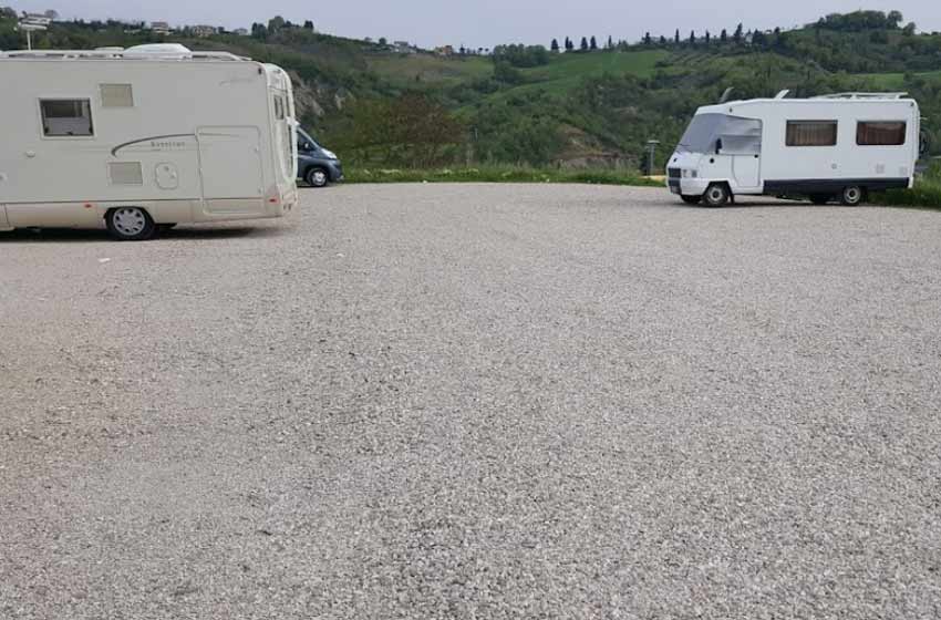 Area sosta camper teramo