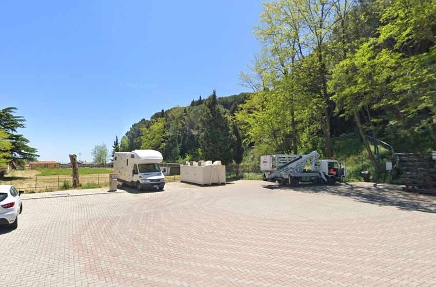 Area camper tiriolo