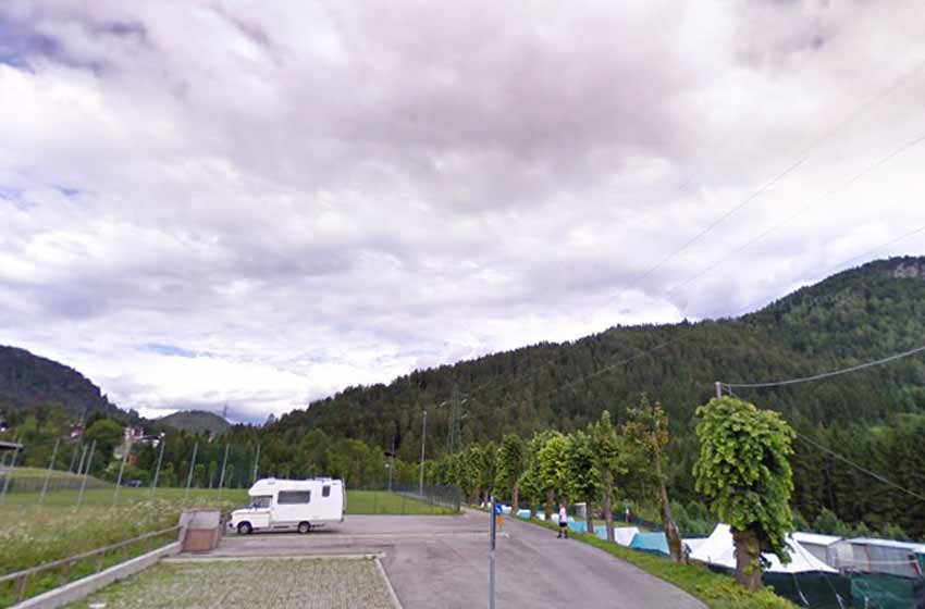 Area di sosta camper valle di cadore