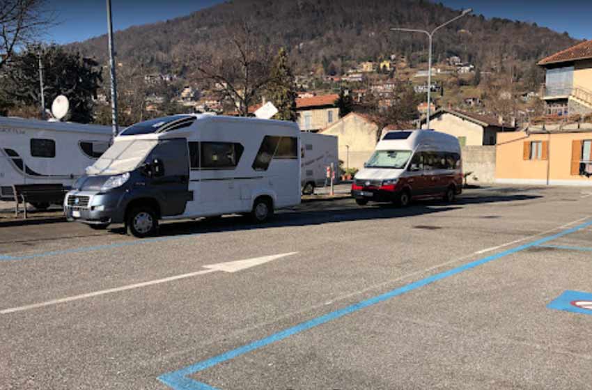 Area sosta camper verbania