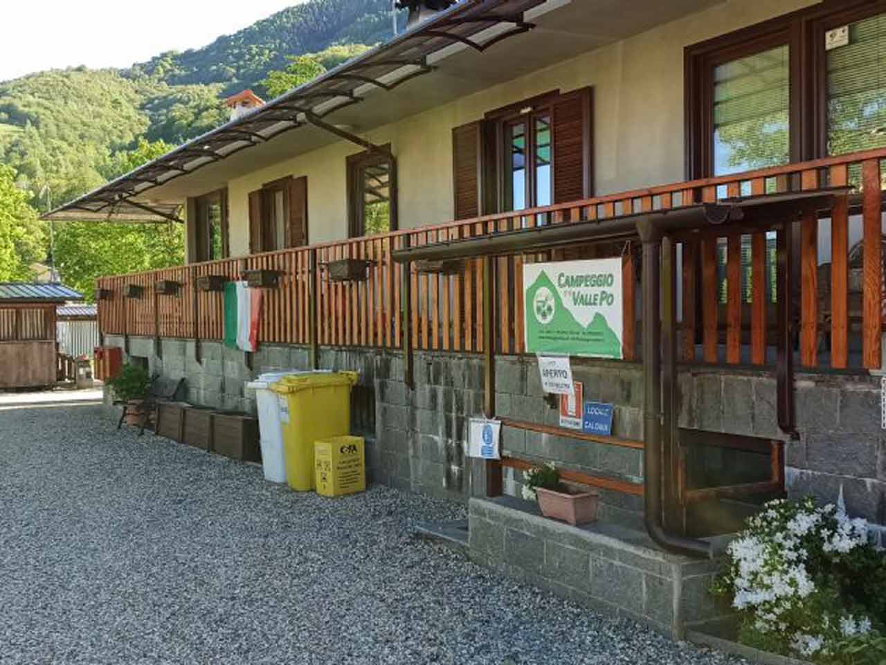 Campeggio valle po