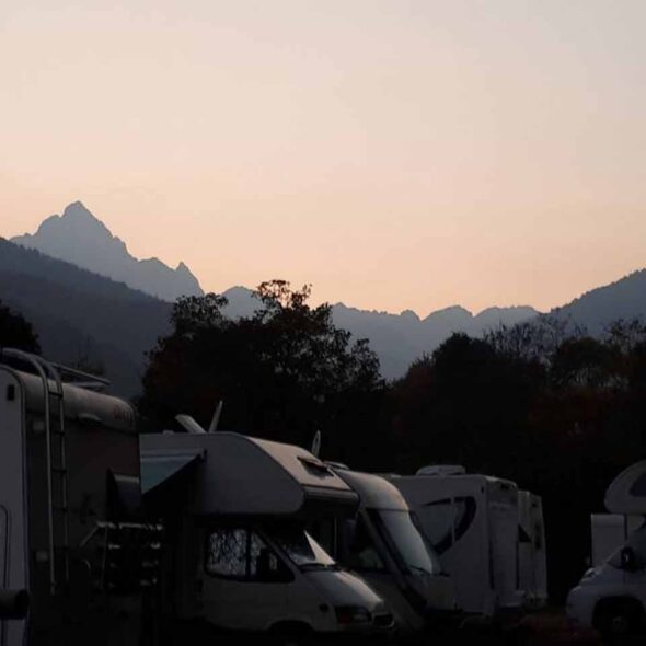 Un po di sosta ai piedi del monviso