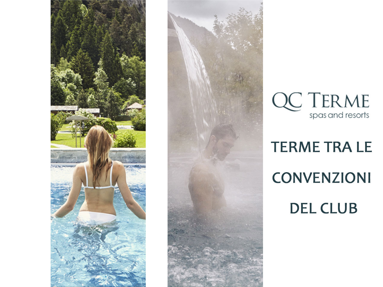 Nuove sensazioni di benessere: QC Terme tra le convenzioni del Club