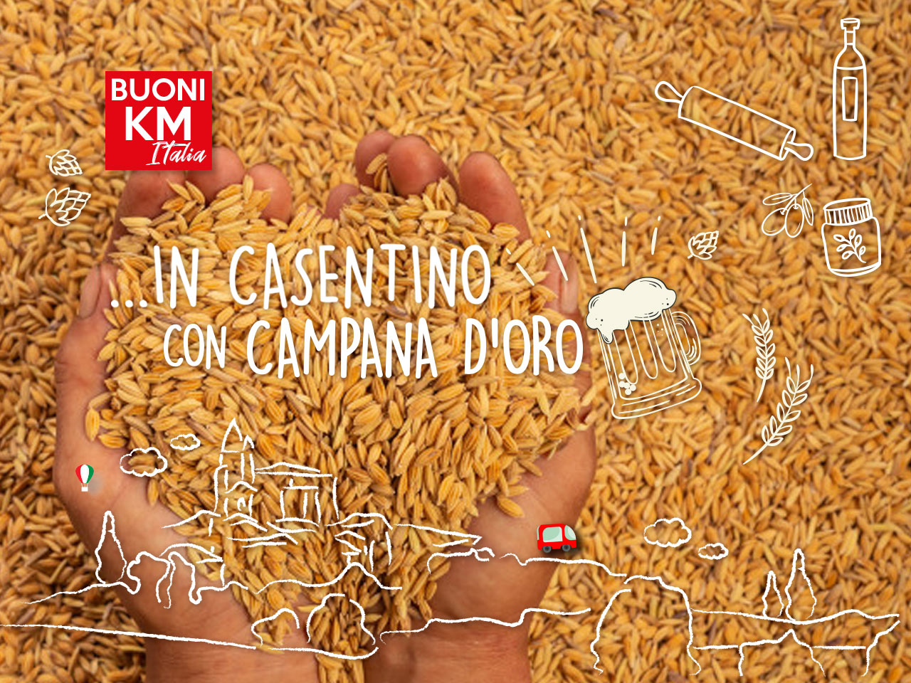 BuoniKM Italia. Nel Casentino con la Campana d'Oro