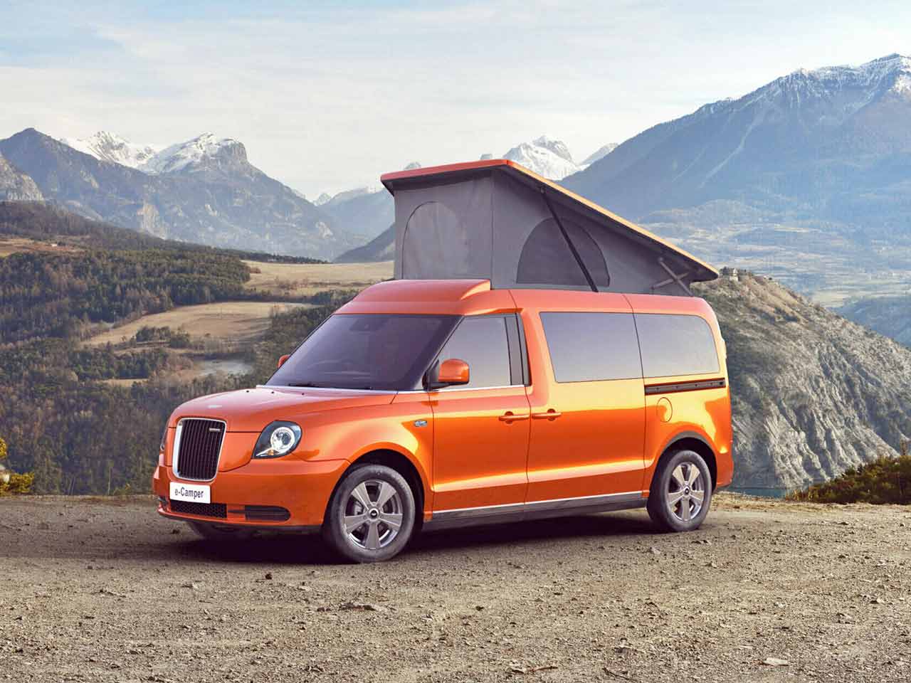 ARRIVA LE-CAMPER LEVC ISPIRATO AI TAXI INGLESI
