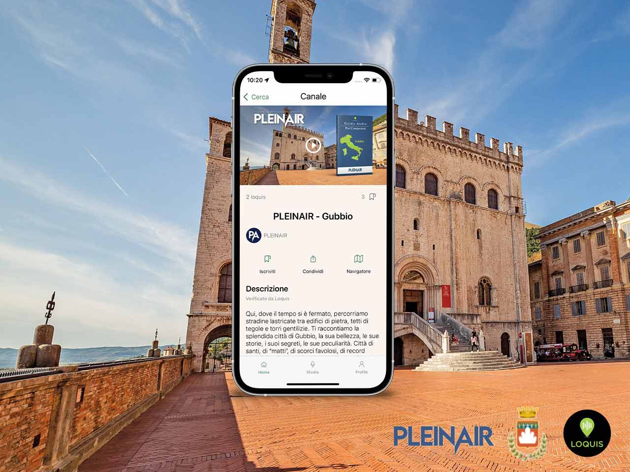 ASCOLTA GUBBIO CON I NUOVI PODCAST GRATUITI DI PLEINAIR