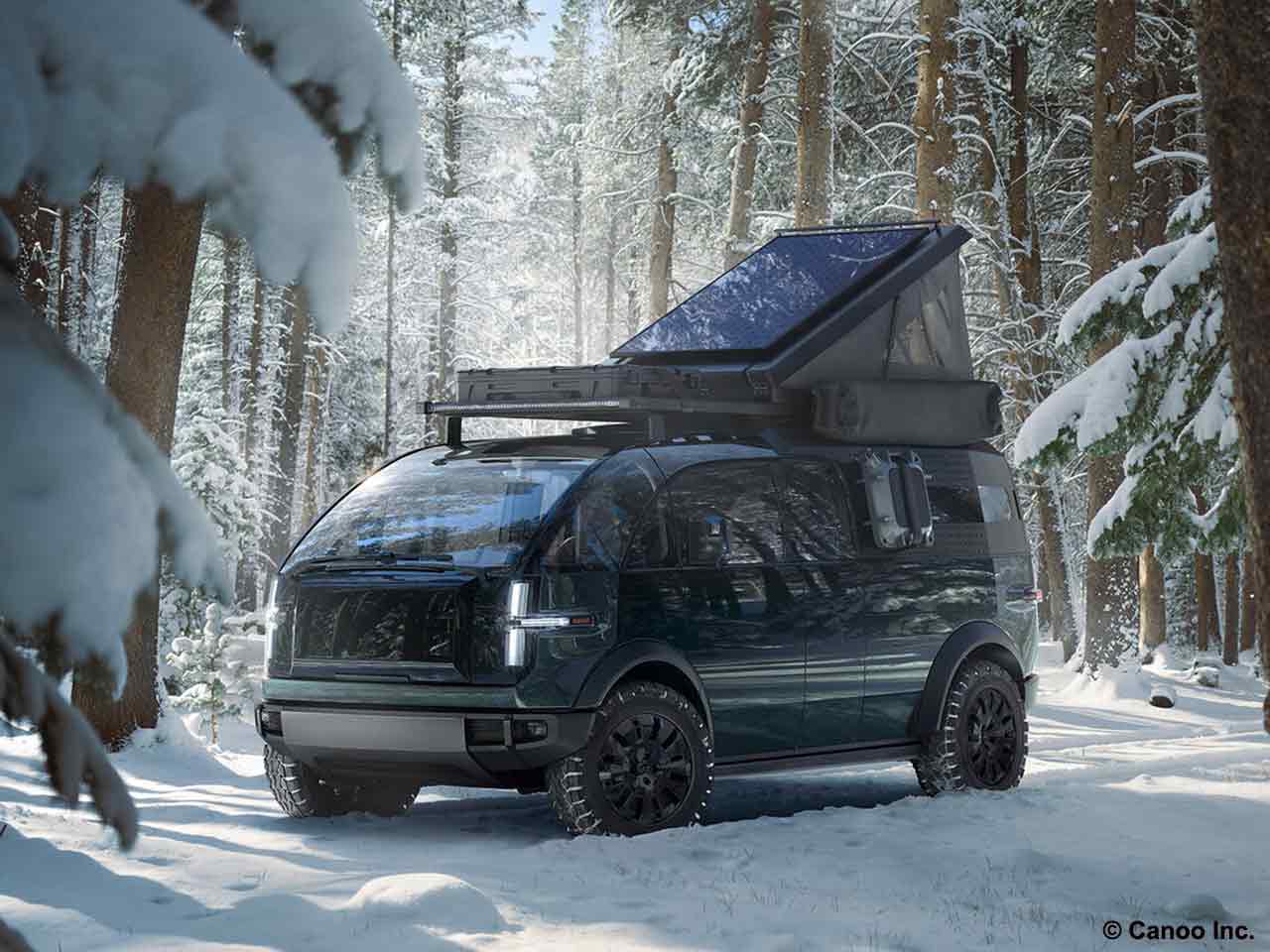 Ecologico e super versatile: è il pickup elettrico che diventa camper
