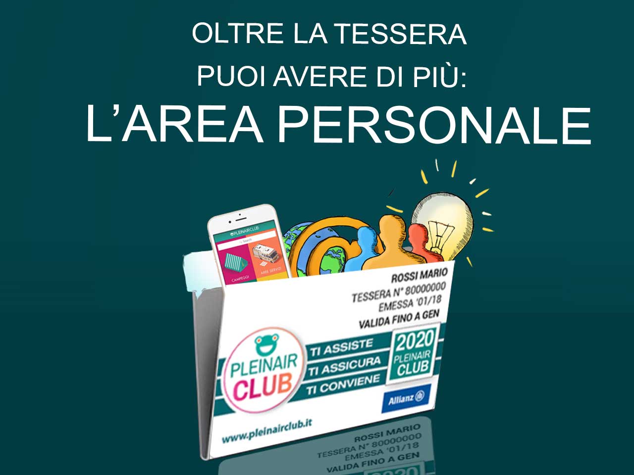 OLTRE LA TESSERA PUOI AVERE DI PIÙ: LAREA PERSONALE