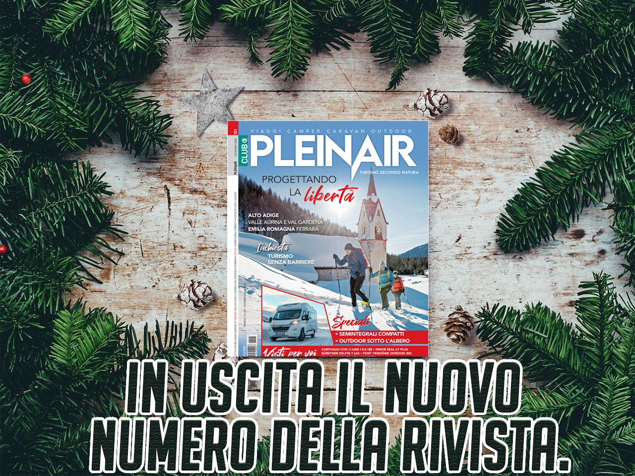 PROGETTI DI VIAGGIO E SOGNI DI LIBERTÀ: A DICEMBRE SU PLEINAIR