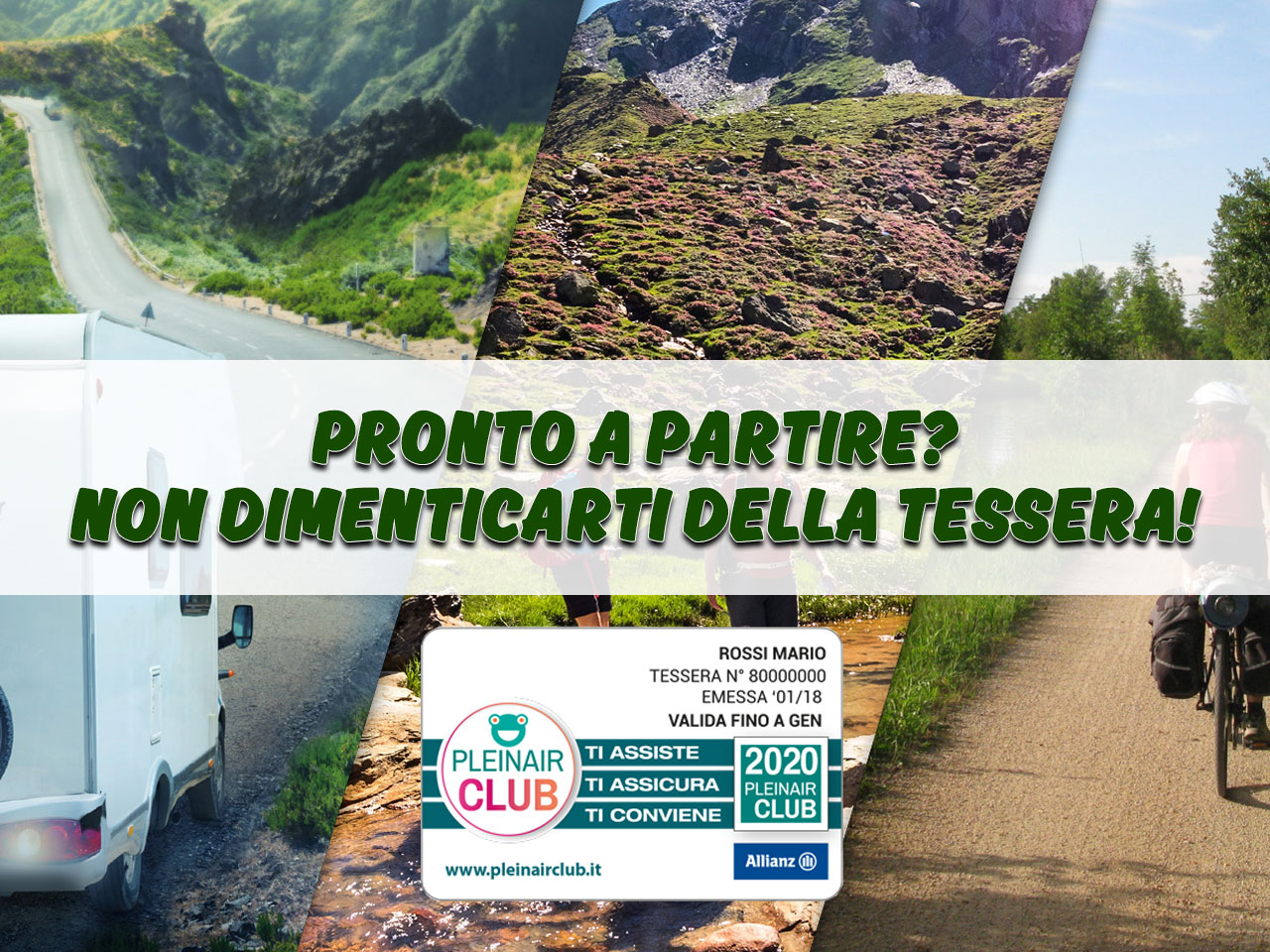 Pronto a partire? Non dimenticarti della tessera!