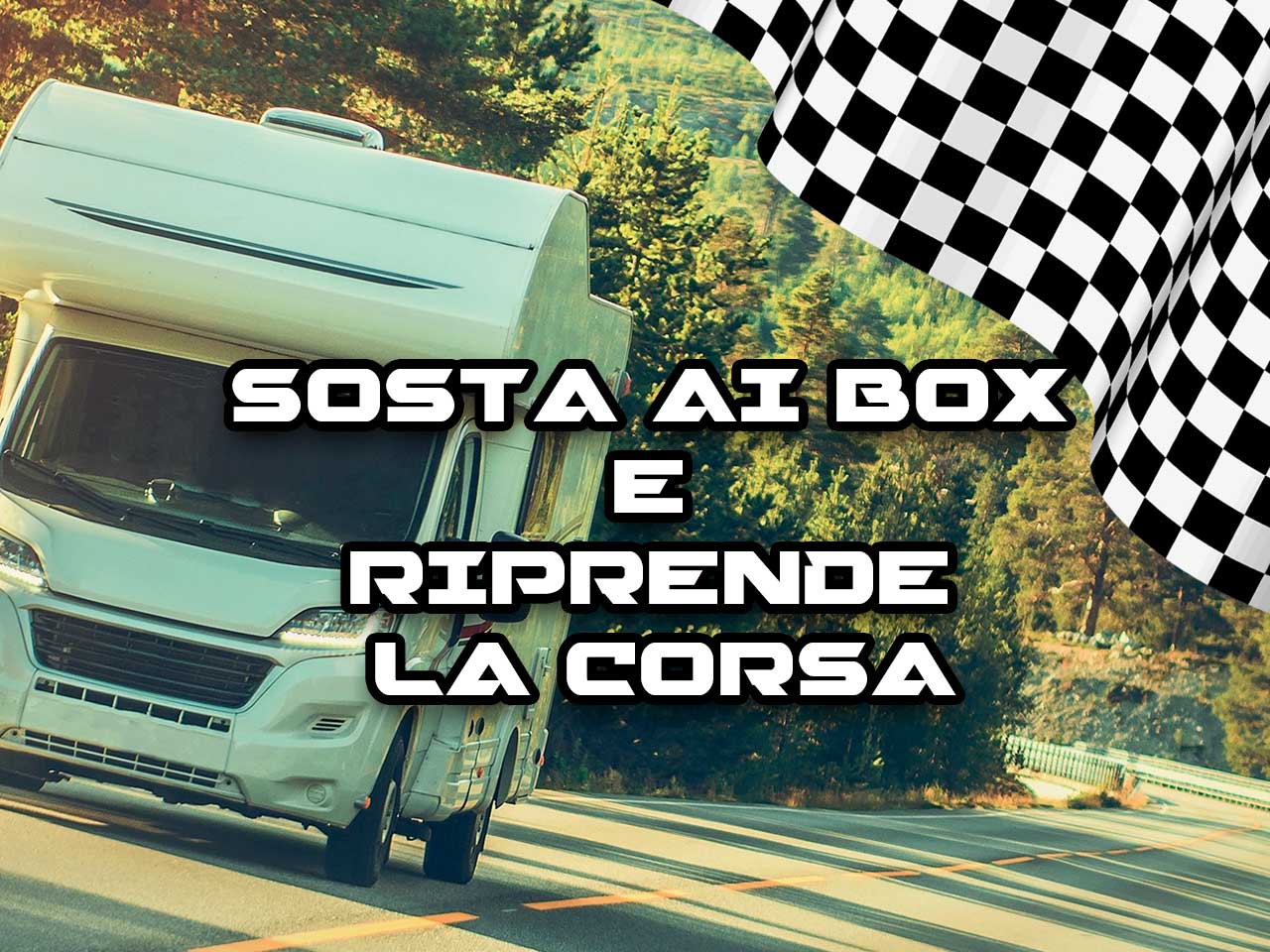 SOSTA AI BOX E RIPRENDE LA CORSA