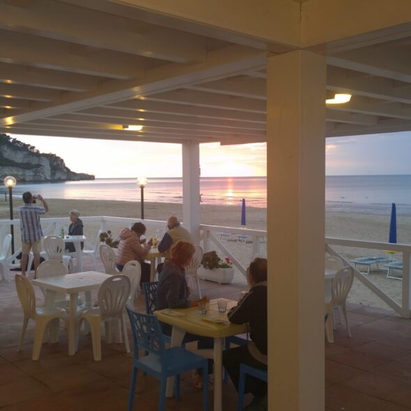 Sosta camper baia di peschici