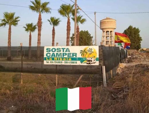 SOSTA CAMPER LA RISAIA